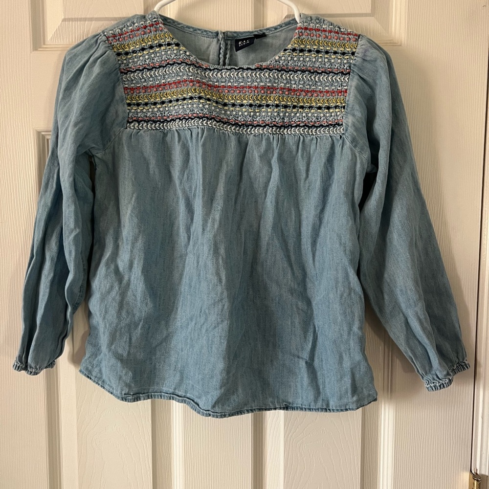 GAP Kids XL Denim/multicolor Embroidery